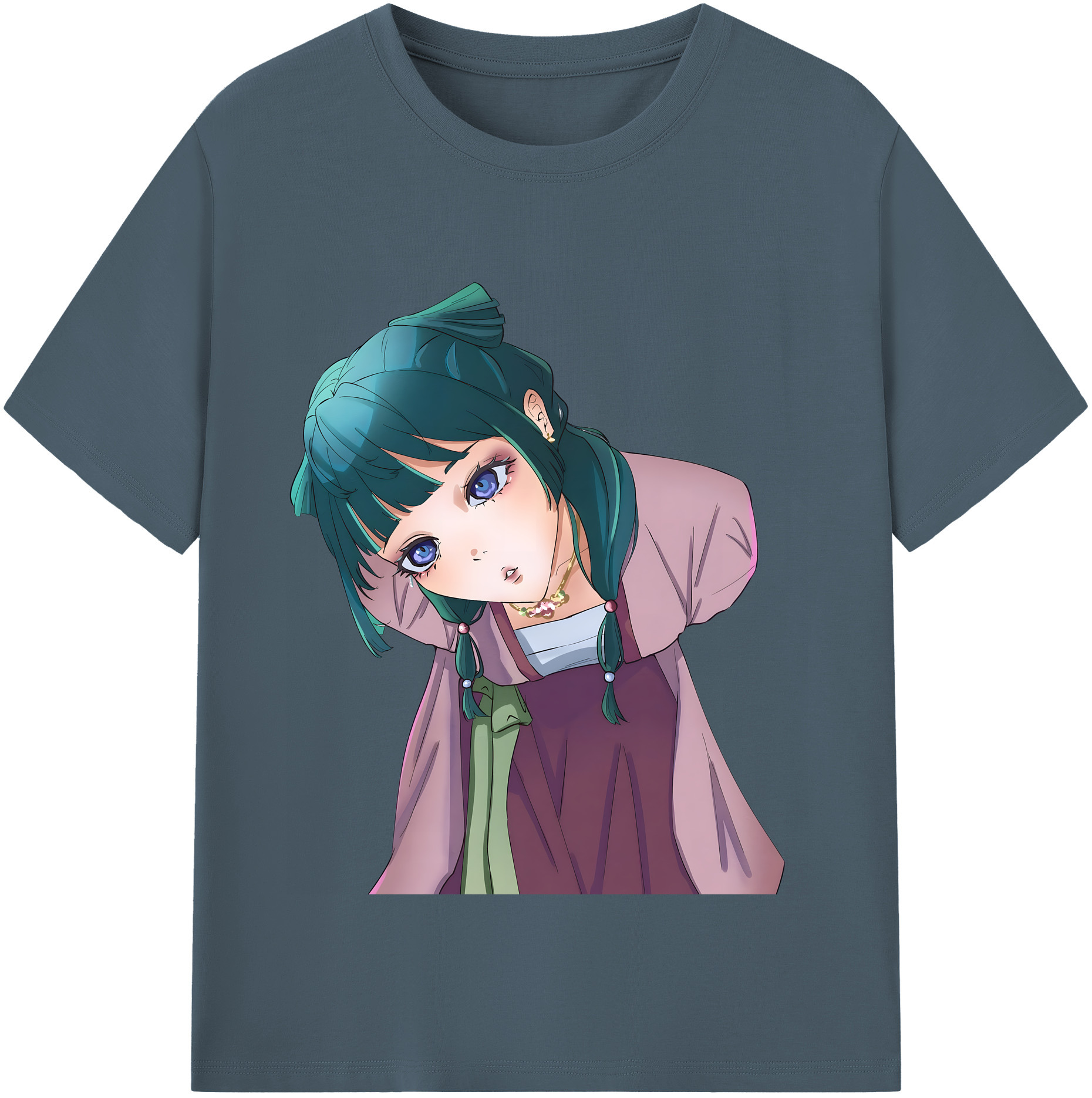 （画像用） 薬屋のひとりごと The Apothecary Diaries 綿100％半袖Tシャツ（フロントプリント）